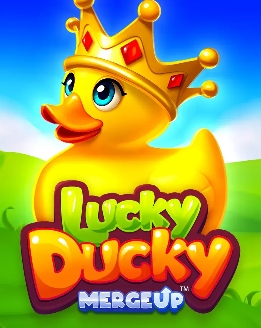 Lucky Ducky slot by BGaming, cluster-pays gameplay screen